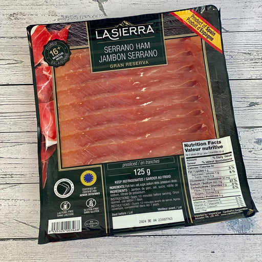 La Sierra 16+ month Serrano Ham 125g Sliced
