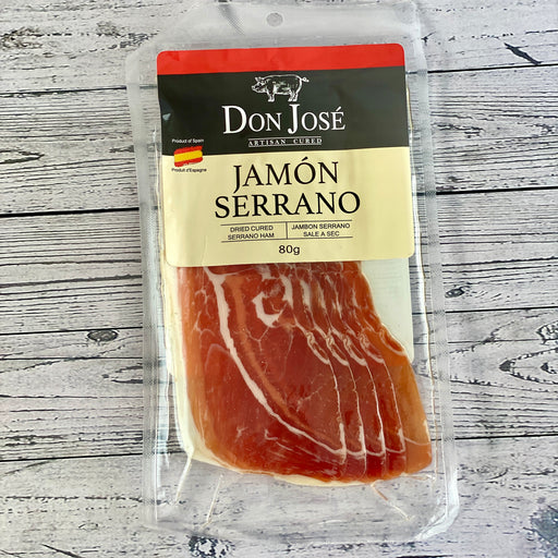 Done Jose Serrano Ham "Jamón Serrano" (Sliced 80gr)