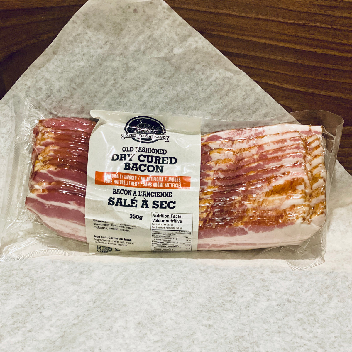 Dry Cured Smoked Bacon